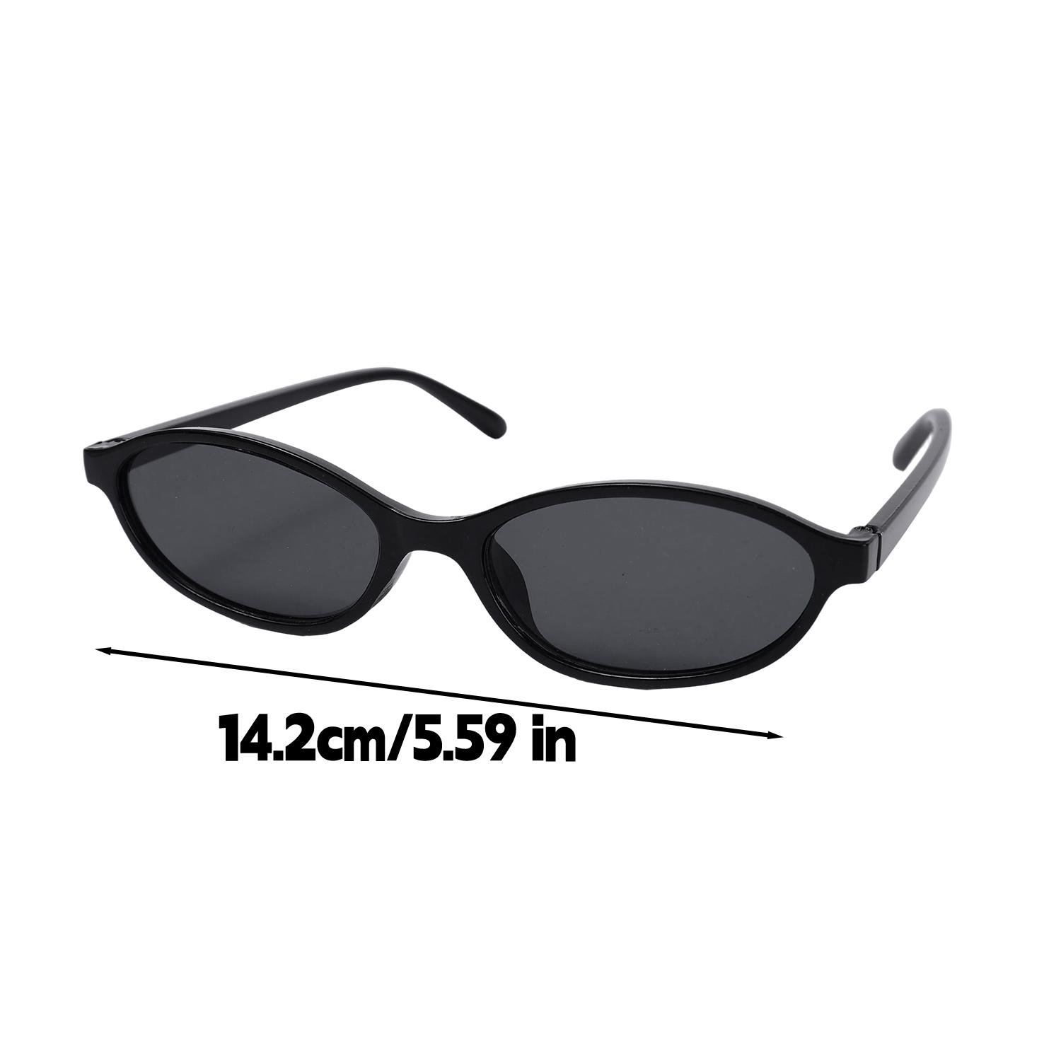 

Retro Small Frame Oval Sunglasses Women Girls Summer Sun Protection Eyeglasses Vintage Leopard Brown Frame Eyewear Decoartion