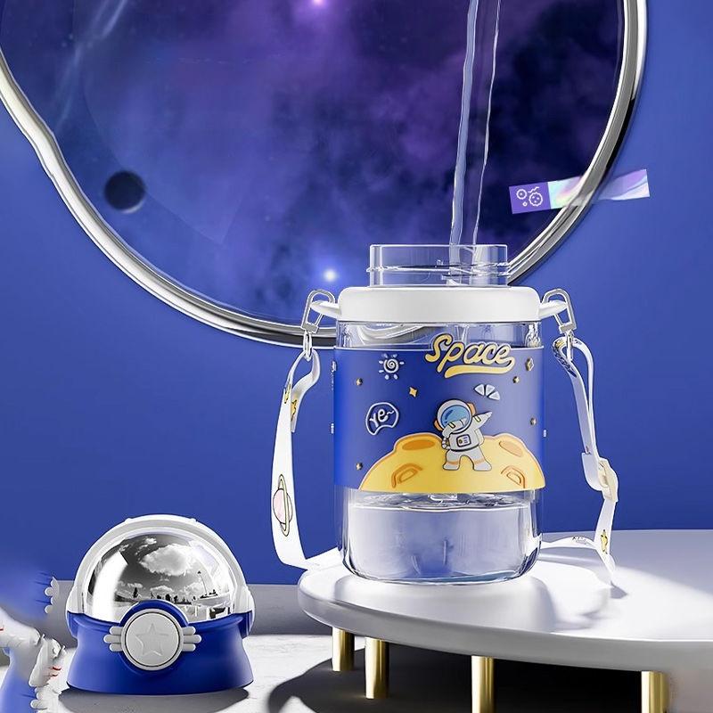 600ML Portable Reusable Plastic Cups For Party Home And Kitchen Water Bottle With Straw Camping Cup Thermal Drink Items