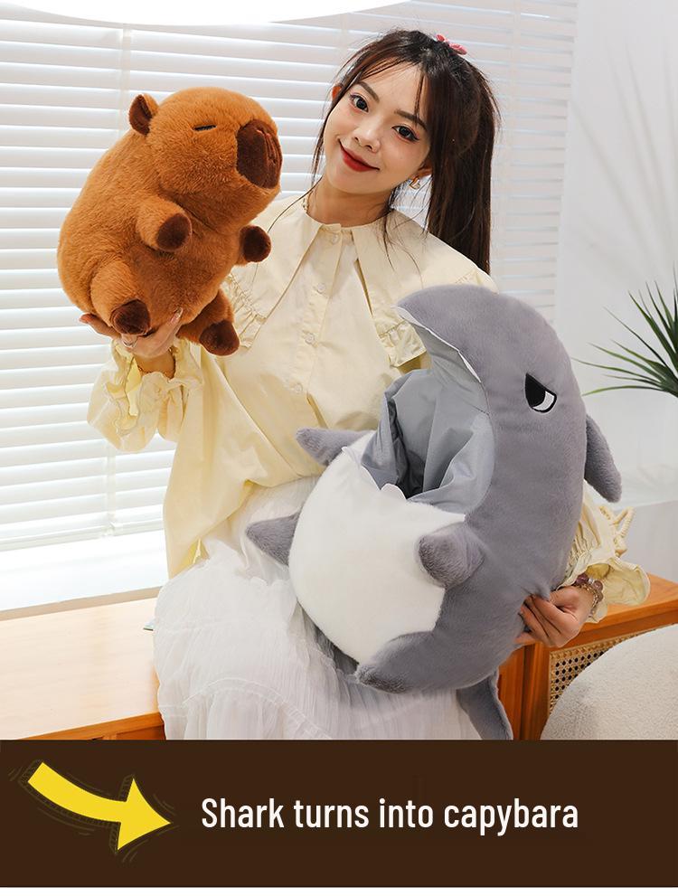 Pluszowa zabawka Krokodyl Kapibara - Brzydka urocza zdejmowana lalka