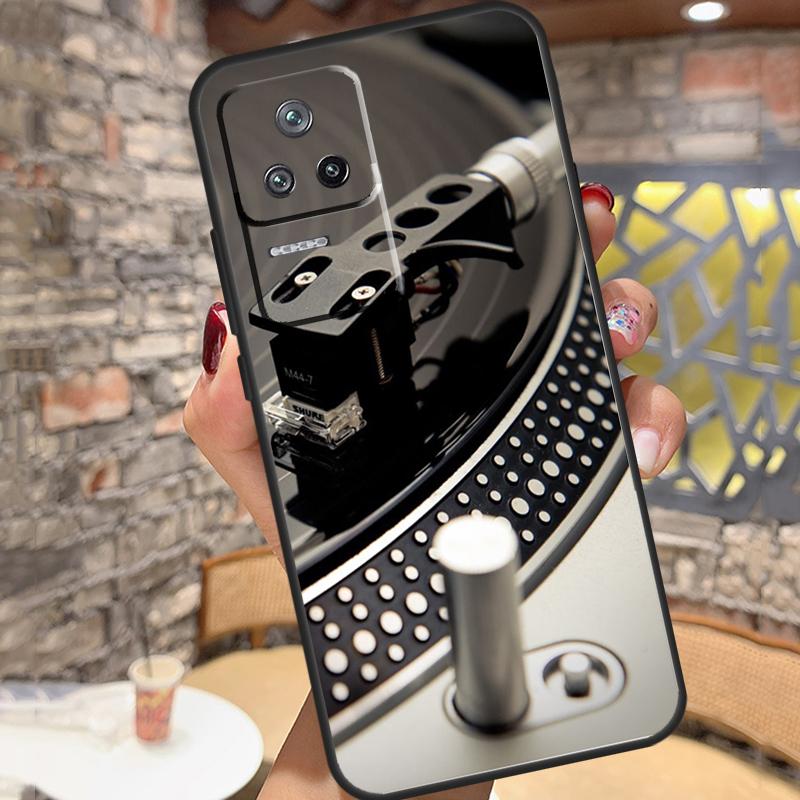 

Vinyl DJ Record Art Case For Xiaomi 13 14 15 Ultra 11T 12T 13T 14T Pro POCO X7 Pro X3 X5 X6 M6 F5 F6 Pro Cover Xiaomi 14T Pro
