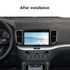 For VW 2011-2018 Sharan 9inch 2 Din Car Radio Plastic Fascias Panel Dashboard Frame Installation Android Multimedia Playe Frame