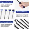 Xiaomi 17Pcs Hook and Pick Tool Set with Scraper Auto Clip Removal Plier Fastener Remover Rivets Puller Mechanic Car Trim Removal Tool
