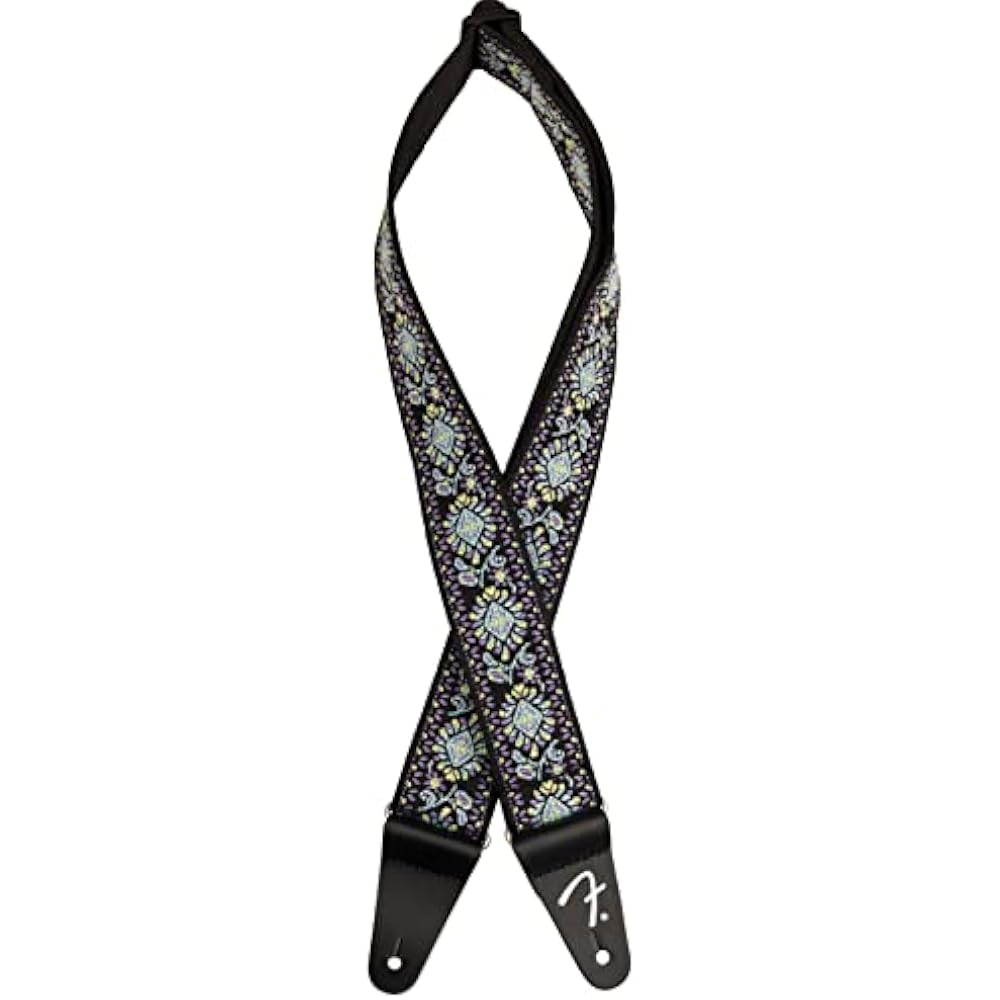 Fender Canadian Musical Instrument Strap Pasadena Woven Strap, Blue Lotus, 2