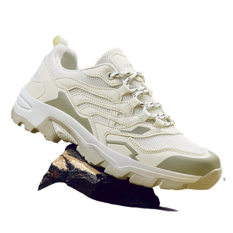 Unisex Outdoor Hiking Shoes Men Women Lightweight Breathable Trail Sneakers With Non-Slip Rubber Sole Low-Cut Design