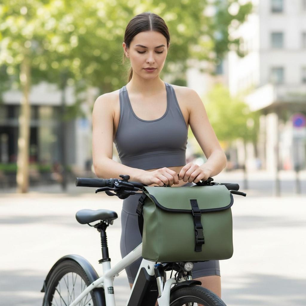 New Motorcycle Bag Waterproof Leather Case Large Capacity Motorcycle Bag Rear Seat Bag Tail Pack Multifunctional Crossbody Bag