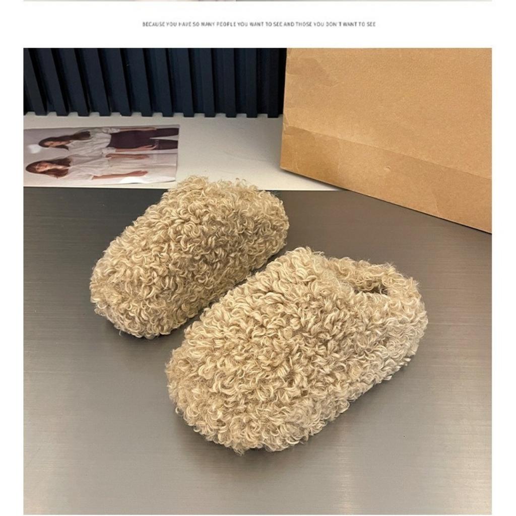 Skor med tjock sula, Skor i lockigt ulltyg, Ulltofflor, Damskor, Ytterskor, Sockerkaksskor, Tåskor, Halvtofflor