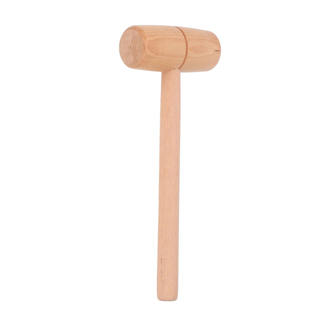 2Pcs Wood Hammer Inset Joint Multi Purpose Wooden Mallet for Factories Furniture Installation Carving Seafood Cracking
