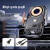 Dual Motor Electric Rotating Car Phone Holder with Wireless Fast Charging
