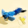 Interactive Cats Teaser Chirping Kittens Bird Toy Unpredicatable Chirping for Indoor Outdoor Play Accessories