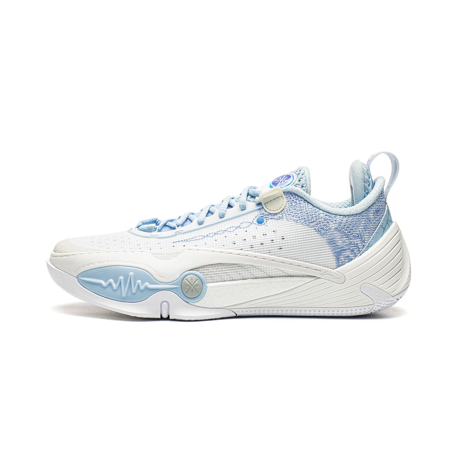 Li Ning Men's Cushioning Slip Resistant Abrasion Resistant Rebound Low Top Professional Competition Basketball Shoes Abaw011-1 Cm