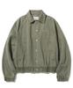 Filluminate Raglan Collar Denim Jacket - Khaki