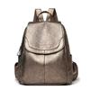 Ladies Bookbag Rucksack Women Large Capacity Backpack Purses High Quality Pu Leather Female Vintage School Bags Travel Bagpack