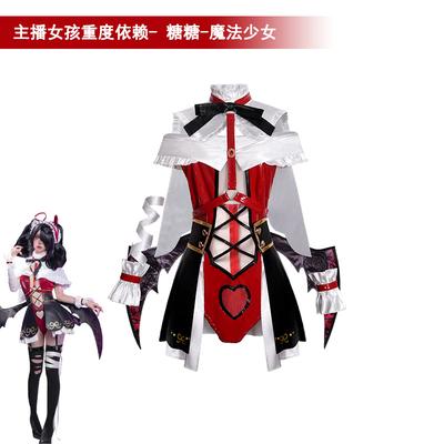 Anime Needy Girl Overdose Super Sugary Cosplay Costume Full Set Pink Magical Girl Outfit Uniform Halloween Costume For Woman