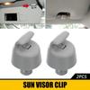 Sun 2Pcs Clips Retainer Visor Hooks For Rogue Nissan Murano Pathfinder Infiniti