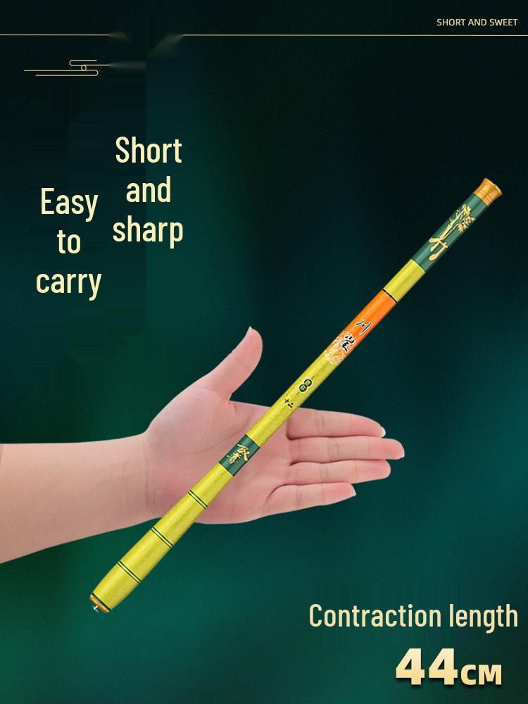Ultra-Light Ultra-Hard Portable Mini Fishing Rod for Stream, Micro-Lure & Shrimp, Suitable for Children