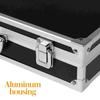 20 Black Aluminum Alloy Tools Box Large Capacity Medicine Storage Toolbox Portable Multi Purpose Tool Container Travel Suitcase