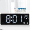 Digital Clock Tabletop Clock with Alarm Clocks USB Powered Large Temperature Display Screen for Home and Office Use