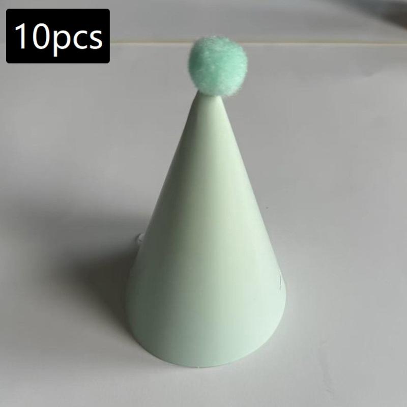 10 Colorful Birthday Party Hats | Macaron Cone Hats, Perfect For Birthdays And Parties