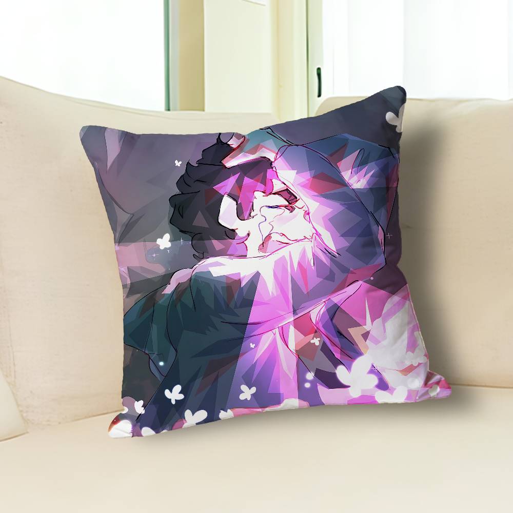 S-Steven Cartoon U-Universe Pillow Cases for Bedroom Living Room Sofa Home Decor Polyester Cushion Cover with Zipper
