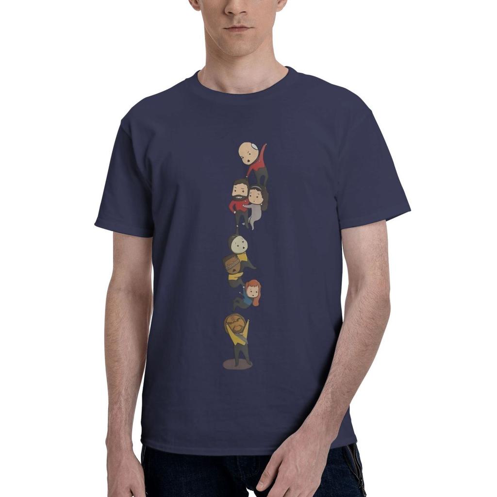 Chibi Stars Treks 100 Cotton Casual Breathable Confortable T Shirt Mens Designer Clothes Mens Gifts