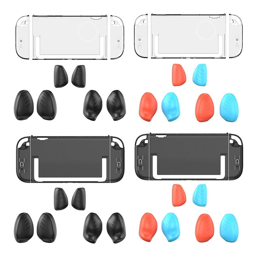For Switch2 Protective Shell Anti-Scratch PC Hard Cover Detachable Game Console Case with Large Medium Small Grips