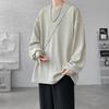 Maglione da Uomo in Maglia Vintage Casual Taglia Grande Pullover Manica Lunga Top