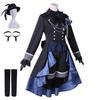 Black Butler Ciel Phantomhive Cosplay Outfit With Polyester Fabric For Anime Conventions And Events