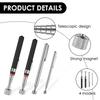 Stainless Steel Magnetic Pick Up Tool 1.5/3/10/15 LB Telescoping Magnet Pickup Rod Sticks Cool Gadgets for Men for Tight Areas