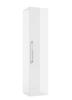 Wall-hung Bathroom Column, White Gloss, 125x33cm, Soft-close Pinia
