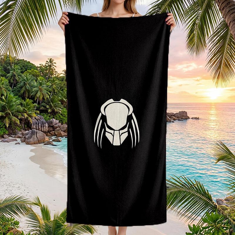 Large Beach Towel Quick Dry Absorbent Towel For Beach IndoorPredator