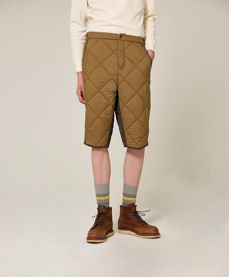 NUUKFITTER Aero Full Zip Padding Short_Men [Beige]