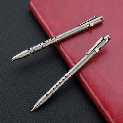 Titanová Slitina EDC Pero Lehké Mini Kovové Kuličkové Tužky Odolné proti Opotřebení Kapesní Multitool pro Kancelář & Obchodní Dárek