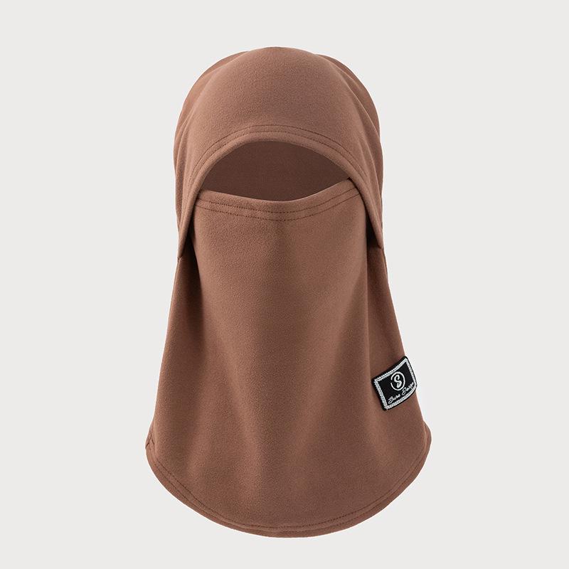 Women's Fleece-Lined Winter Cycling Face Mask & Neck Protector Hat