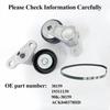 A/C Serpentine Drive Belt Tensioner Kit Fits For Chevy Silverado 1500 Avalanche Express Suburban Tahoe GMC Savana Sierra Yukon Cadillac Escalade