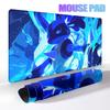 Pokemon Lucario Style Mouse Pad Non-slip Rubber Gaming Laptop Game XXL Keyboard Table Mat Cabinet Large Mousepad Lockedge Carpet