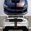 Race Streep Carrosseriestickers en Decals voor Motorkap & Dak - Zwarte, Witte, Rode, Gele Modellen