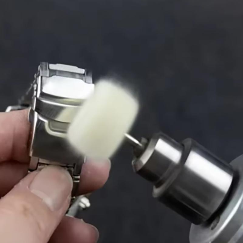 10Pcs Mini Wool Polishing Head 3Mm Shank Buffing Wheel Polish Brush Drill Rotary Abrasive Brush Hand Grinding Buffing Tools