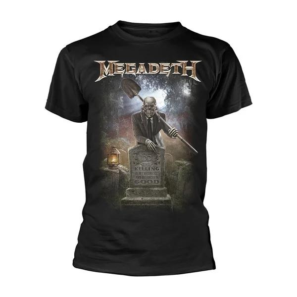 2025 Léto MEGADETH Peace Sells But Who’s Buying Americké Retro Street Volné Pánské a Dámské Tričko s Krátkým Rukávem Streetwear