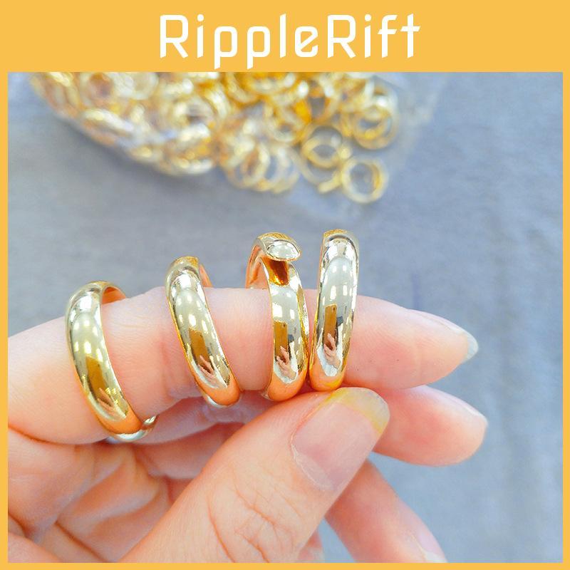 Elegant Adjustable Open Design Vietnamese Sand Gold Band Ring For Men And Women Classic Jewelry