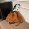 Large-capacity Commuter Crossbody Bag, High-end Pleated Shoulder Bag, Handbag