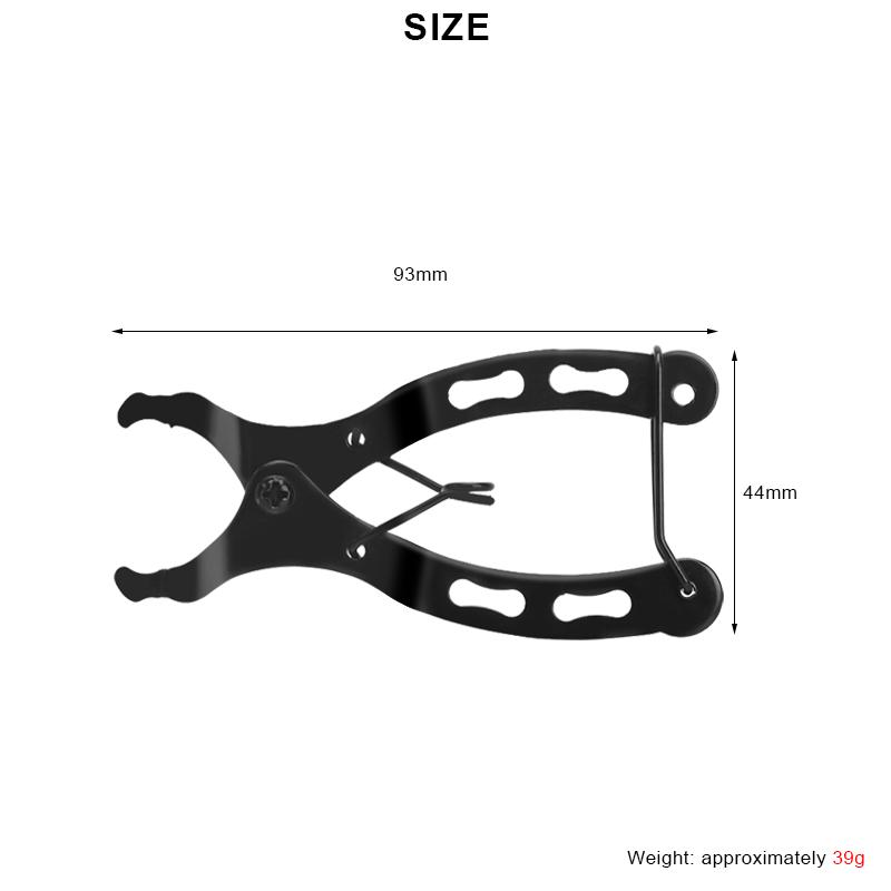 Fahrradkettenschnallenzange, Mini-MTB-Fahrradketten-Schnellspanner, Magic Link Clamp-Entfernungs- und Installationszange, Rennrad-Reparaturwerkzeuge