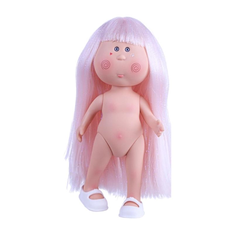 Adorable 24cm Plastic Potato Doll for Kids Creative Play Safe Easy Clean Home Decors Toy for Children Over 3 Years Old