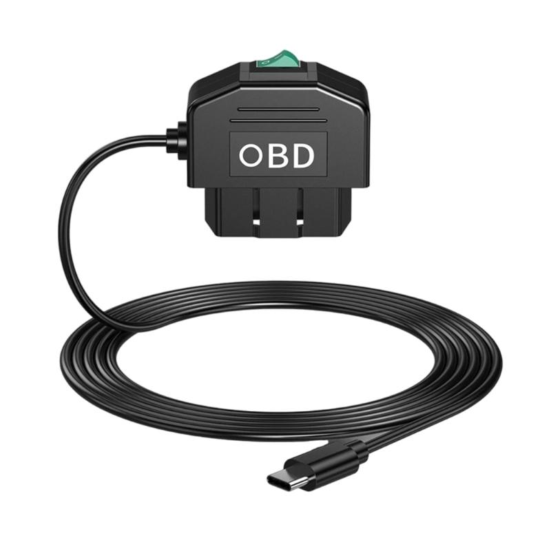 

Intelligent OBD Dashboard Camera Cable with Parking Monitor 3 Wire Designs Car Recorder Cable for Enhanced Vehicle Security