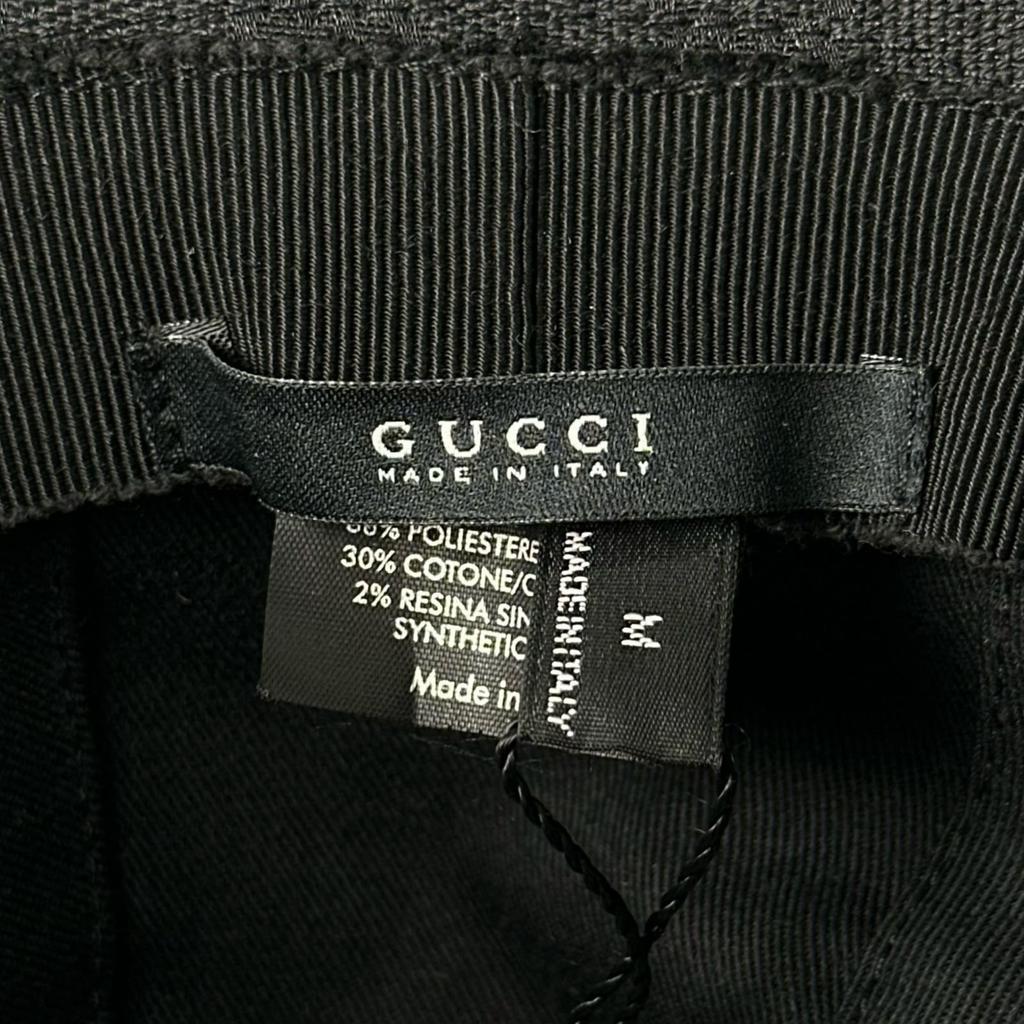 GUCCI GG canvas hat black Women bucket used