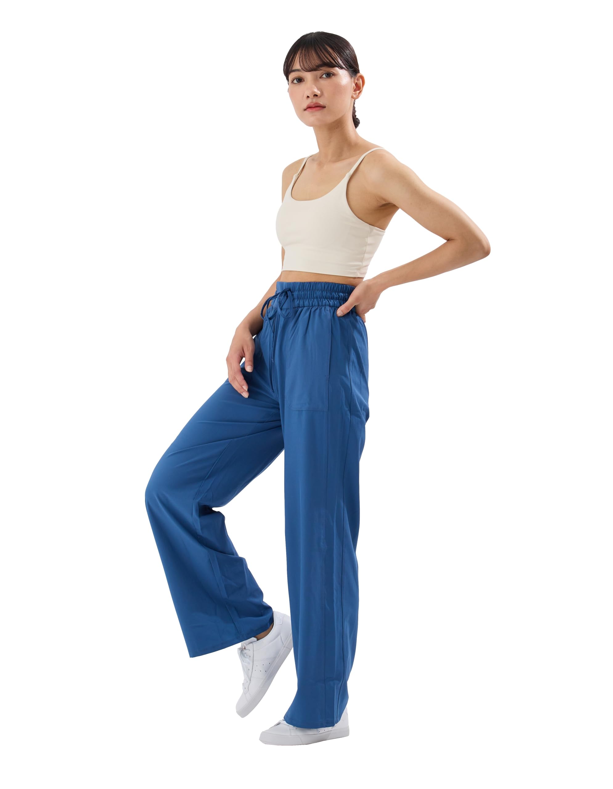 

Спортивные брюки Zen Wear для максимального комфорта и легкости движений. Идеально подходят для женских тренировок под руководством инструктора.. Легкий, Влагоотводящий, синий