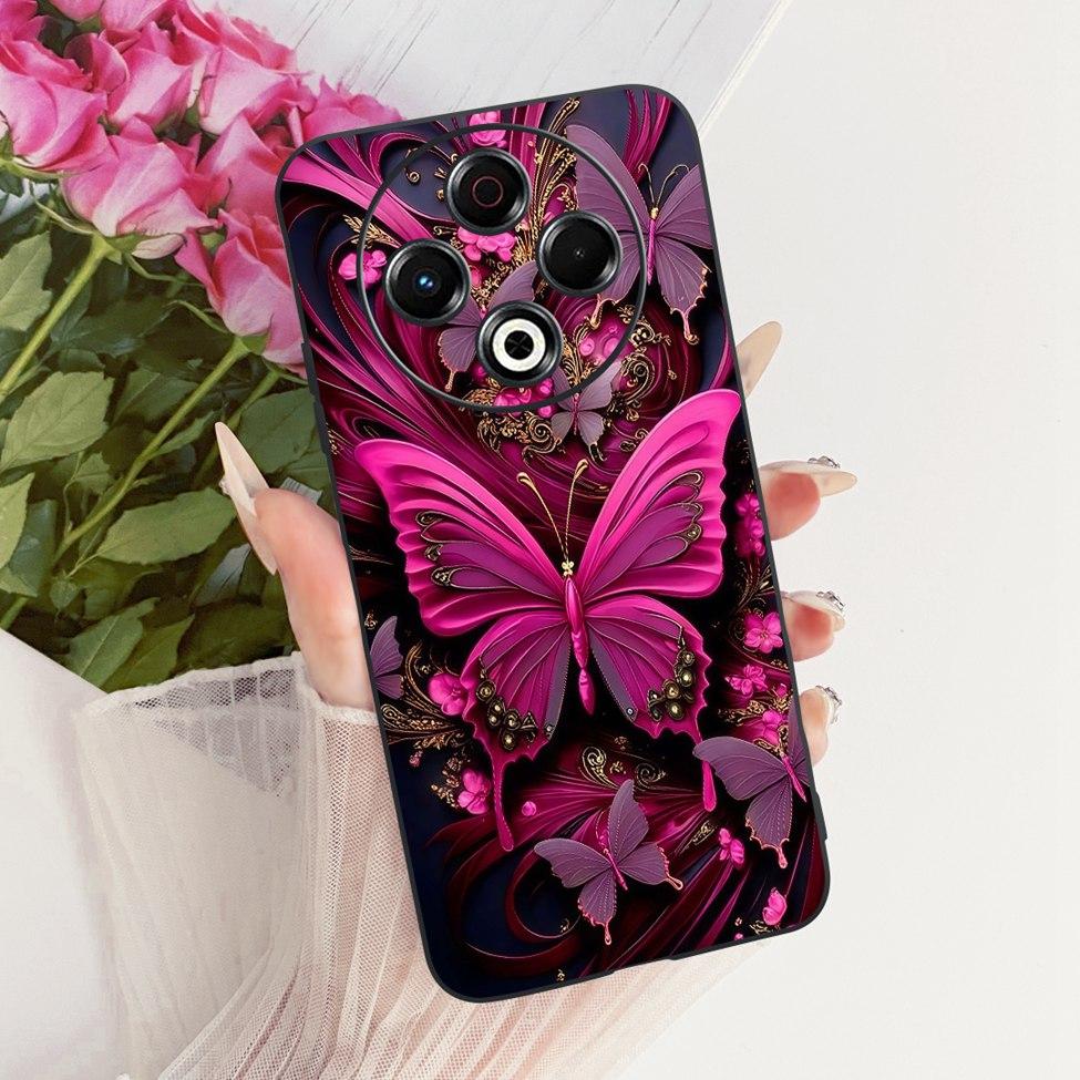 Case For Tecno Spark 30 4G Cover KL6 Cute Cat Fashion Butterfly Painted Casing For Techno Spark 30 Bumper