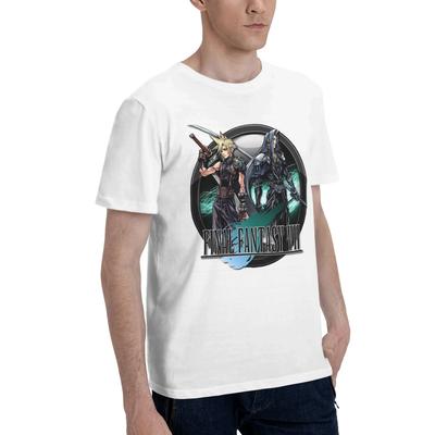 Cloud Sephiroth Final Fantasy VII Men TShirt Oversized T Shirts Mens Round Neck Cotton Tees Short Summer Male