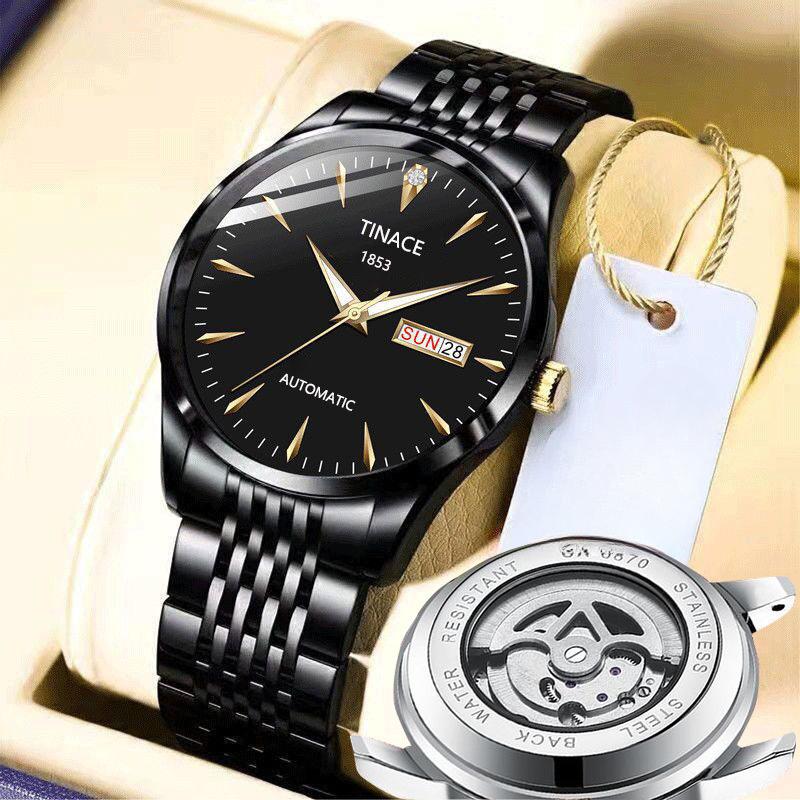 Tourbillon Fully Automatic Non-mechanical Watch Luminous Waterproof Fashion Business High Quality Men's Watch New Model