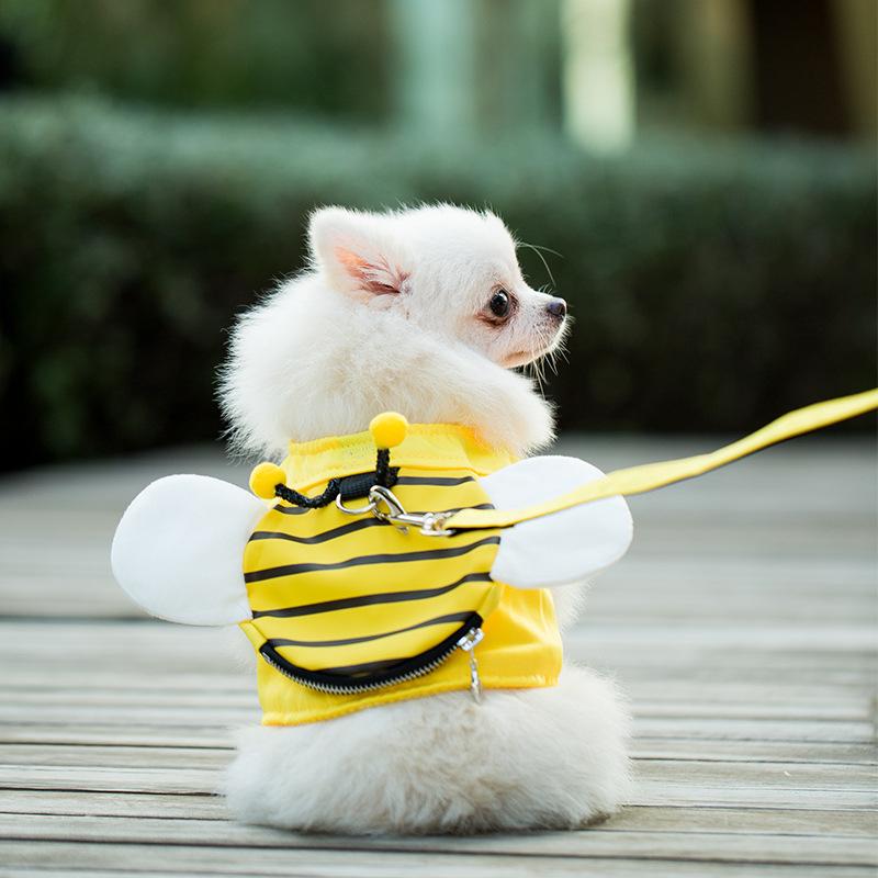 Cute Bee Vest Dog Leash Dog Leash Dog Leash Walking Dog Leash Teddy Pet Supplies Chest Strap Cat Chain