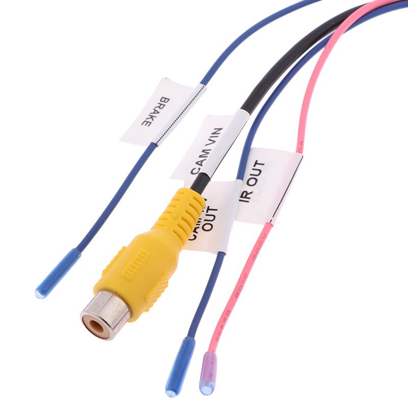1Pc For Car Stereo Radio Dvd Radio Monitor Cable Connector 10Pin Rear View Backup Camera Cable Adaptor Rca